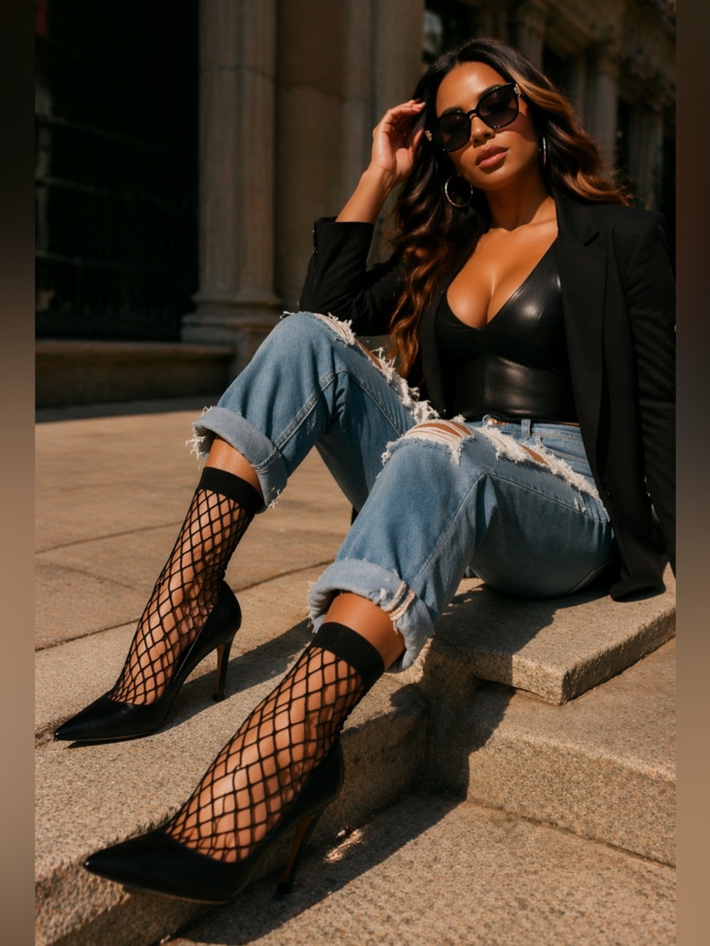 🌹NEW - BALA Fishnet Socks